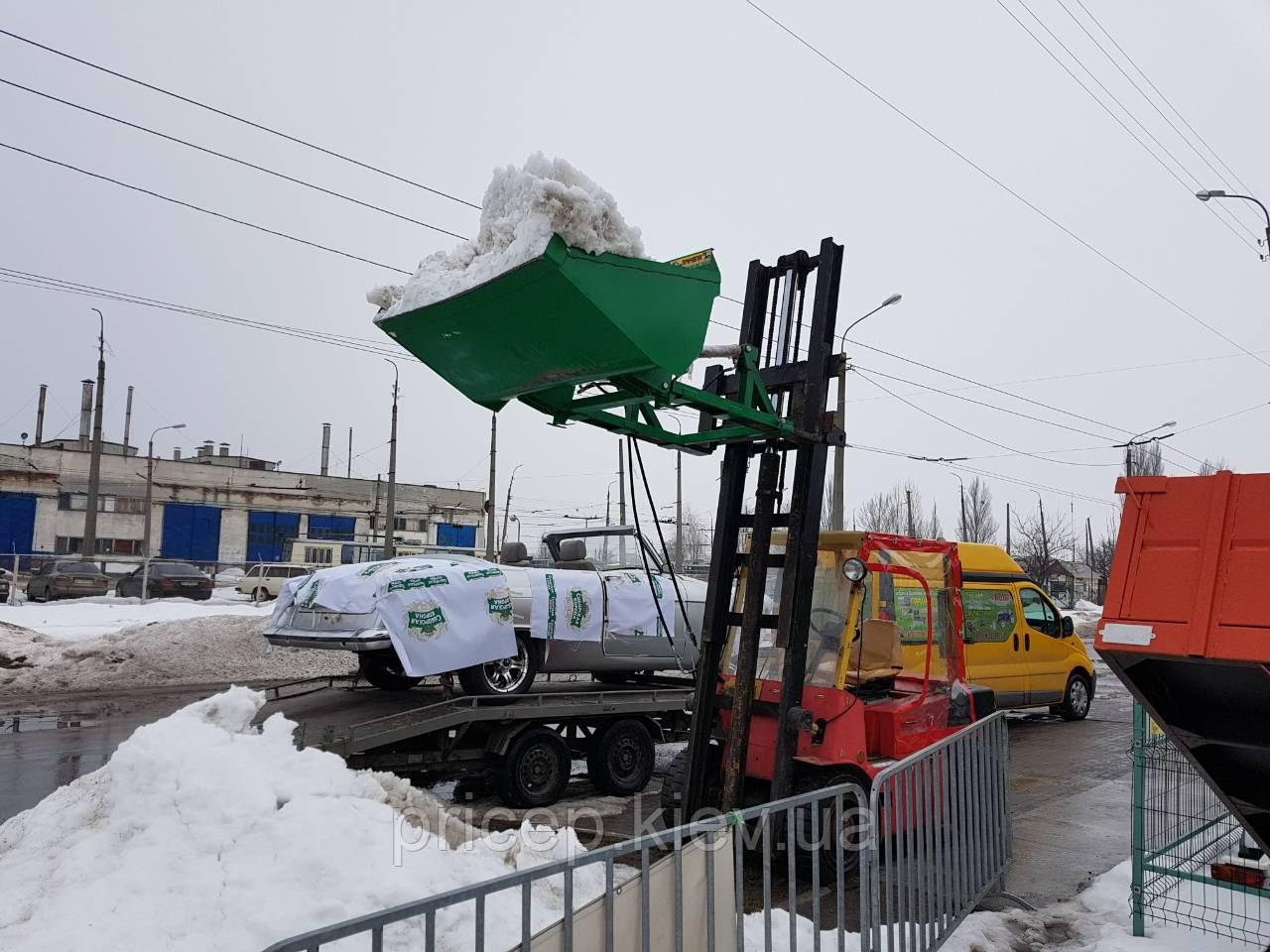 Ківші для дизель бензинових навантажувачів від виробника