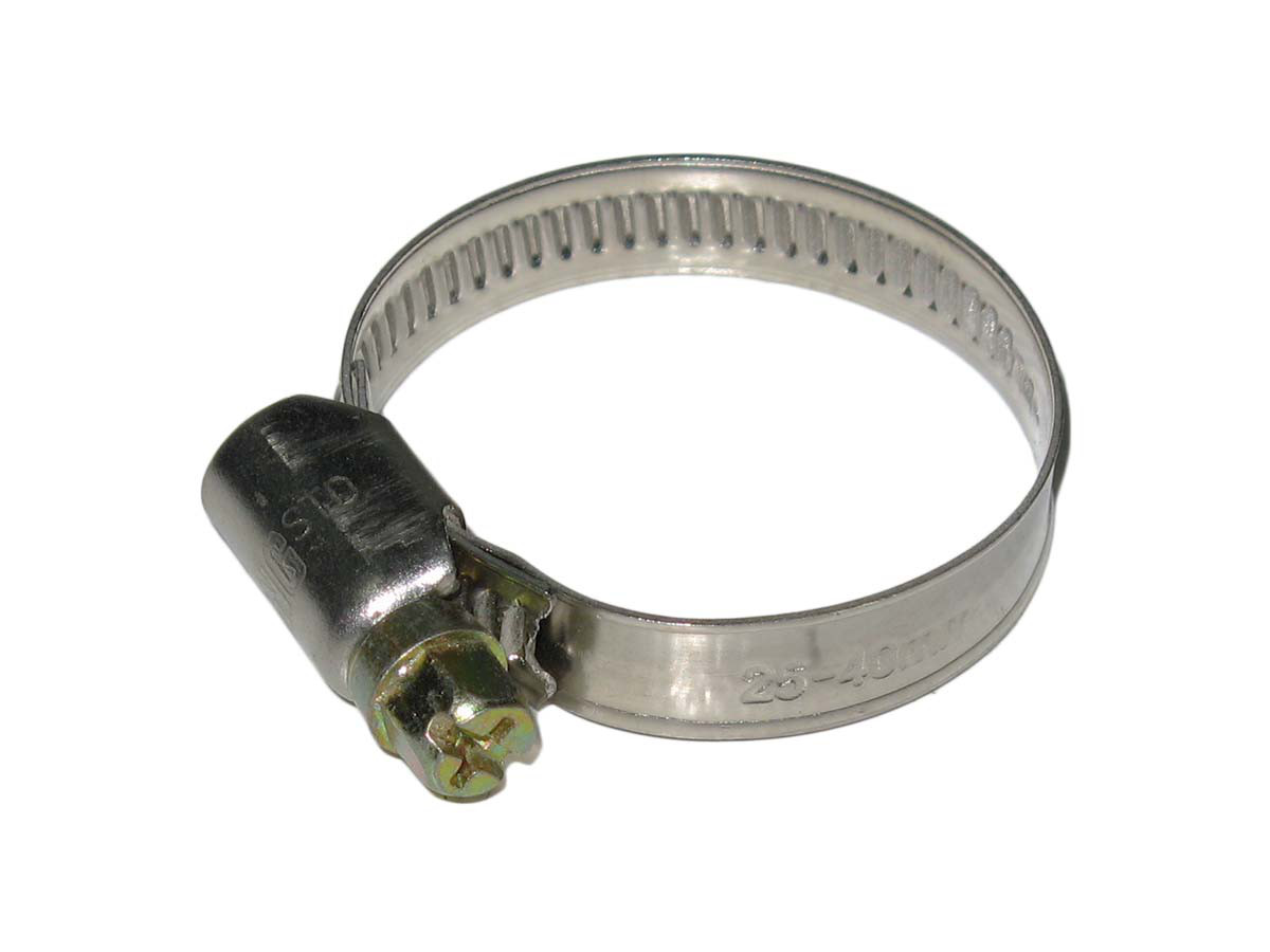 Хомут нержавіюча сталь KingSTD  25-40 (10шт)