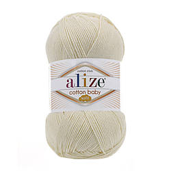 Alize Cotton Baby soft (Алізе Коттон Бебі софт) 01 молочний
