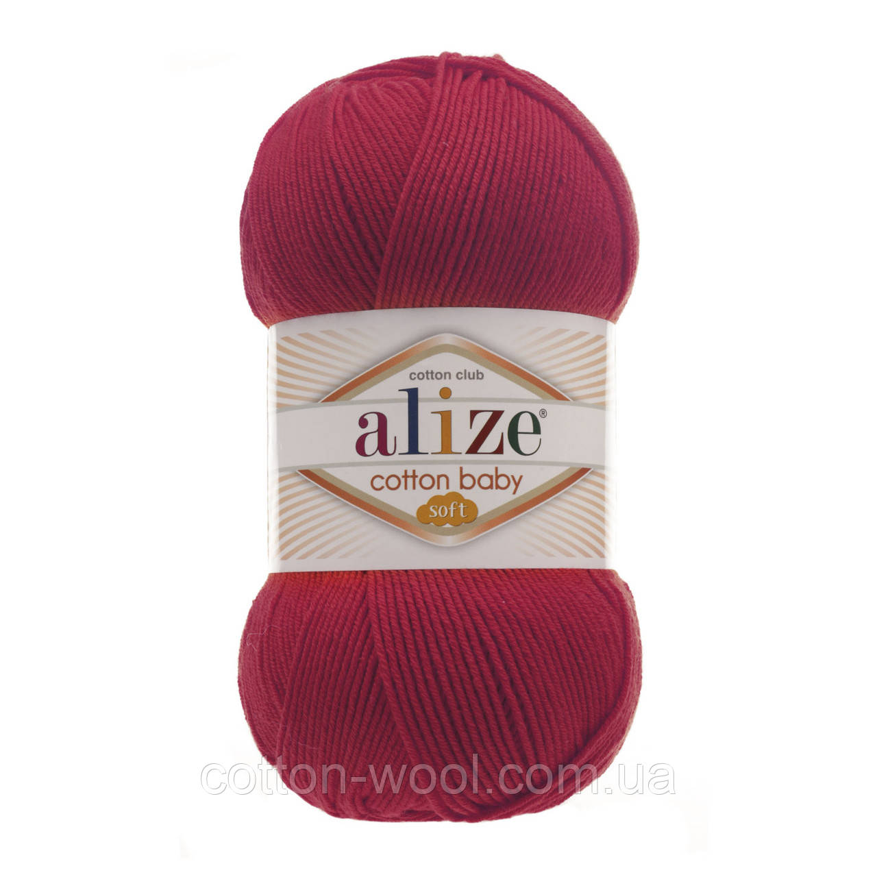 Alize Cotton Baby soft (Алізе Коттон Бебі софт) 56 червоний