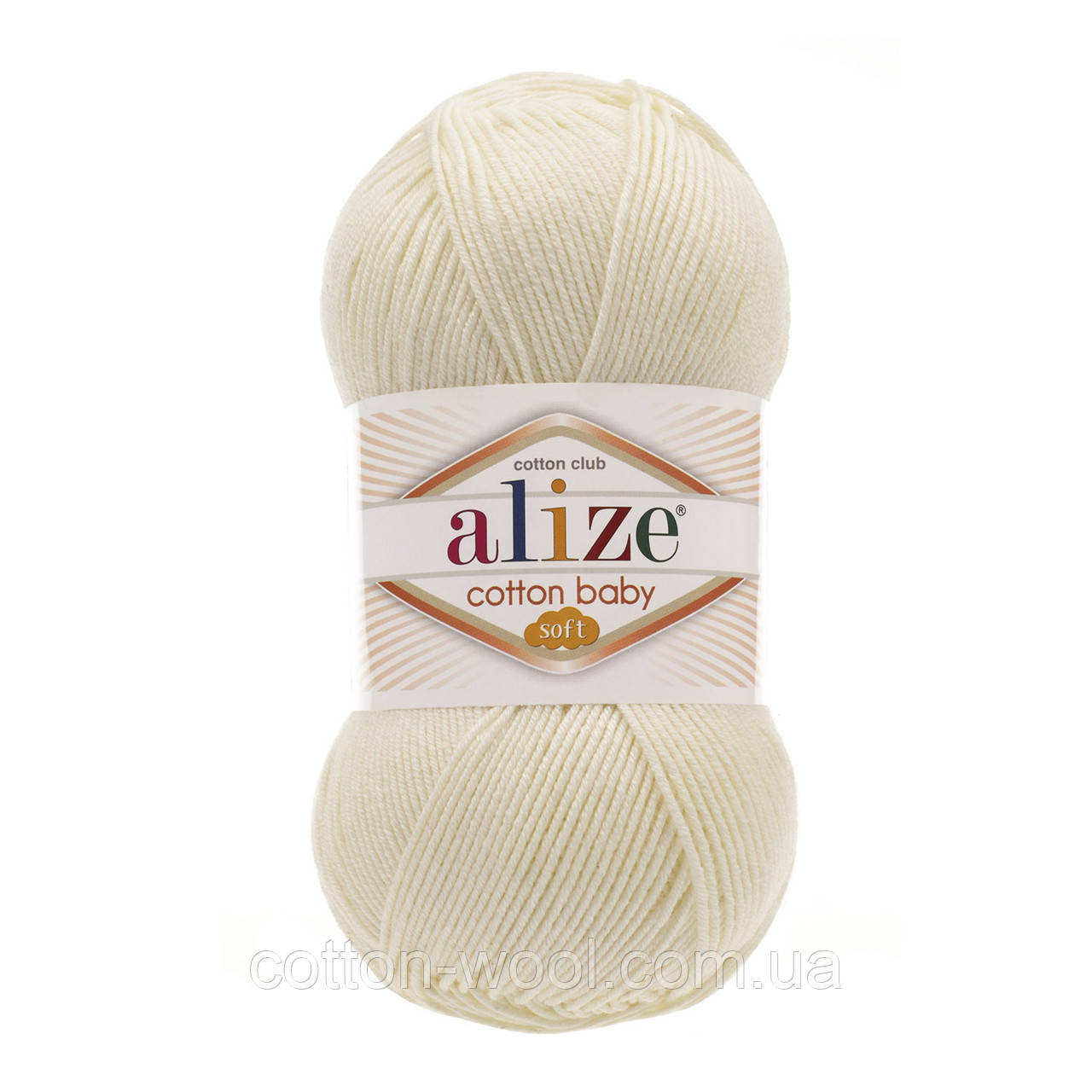 Alize Cotton Baby soft (Алізе Коттон Бебі софт) 62 крем