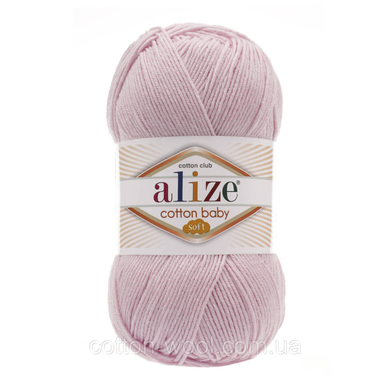 Alize Cotton Baby soft (Ализе Коттон Беби софт) 185 рожевий - фото 1 - id-p526527443