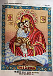 Ікона Почаївської Божої Матері, розмір ікони 35х27 см, фото 2