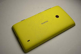 Задня кришка Nokia Lumia 525 жовта оригінал , 02507C6