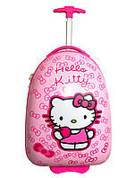 Чемодан детский Bag Disney для девочки на колесах Hello Kitty 22 л (084)