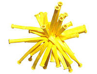 Шарик конструктор для моделирования ШДМ желтый , размер : 2.5 см.* 150 см.