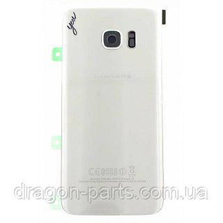 Задня кришка скляна Samsung galaxy S7 Edge SM-G935 Silver, GH82-11510B оригінал, фото 2