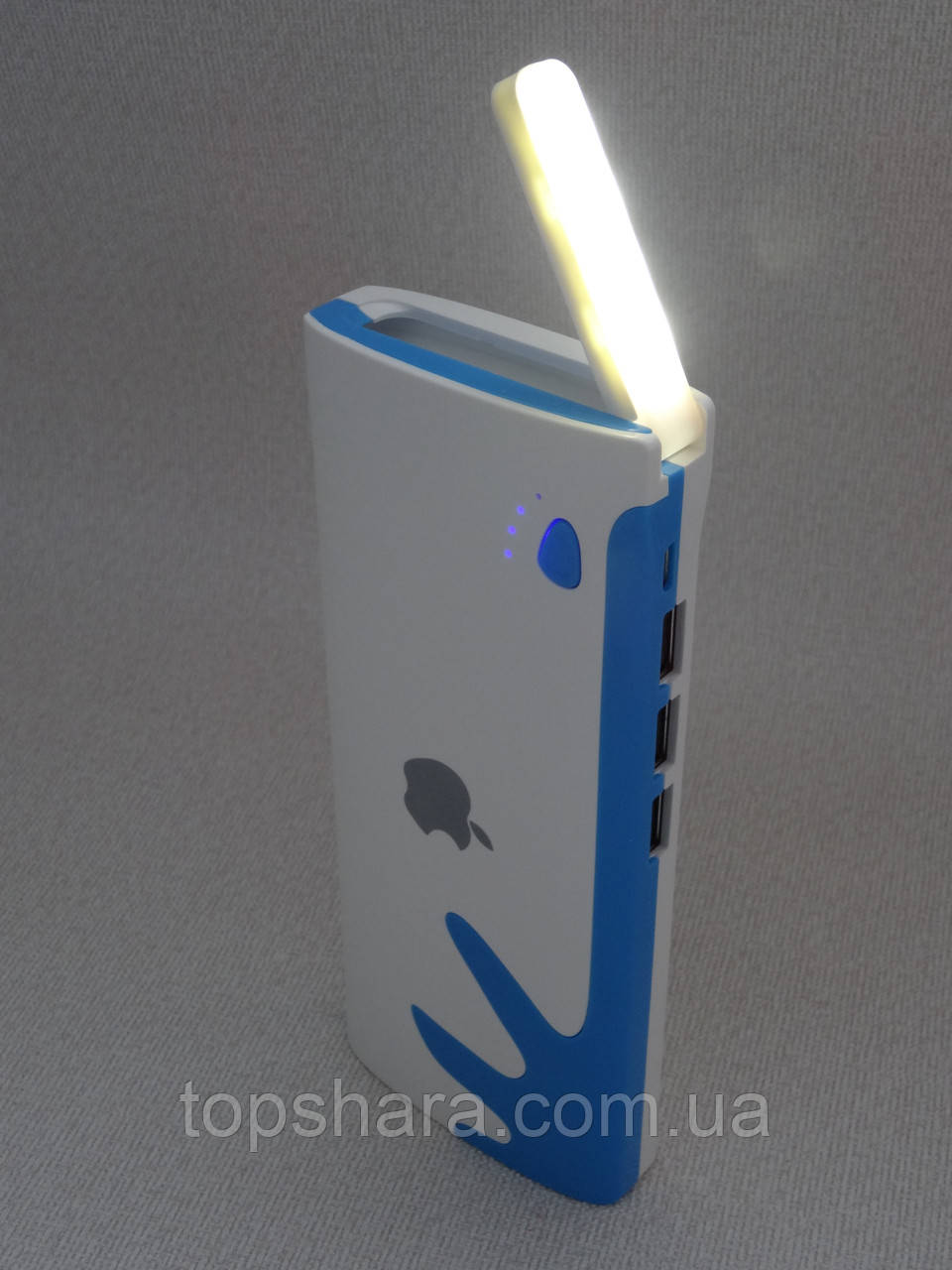 Павер банк (Power Bank) I Power 30000mAh біло-синій, фото 1