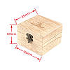 Коробка квадратна подарункова з бамбука для годин Bobo Bird, фото 2
