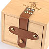 Коробка квадратна подарункова для годин Bobo Bird з шкіряною пряжкою, фото 6