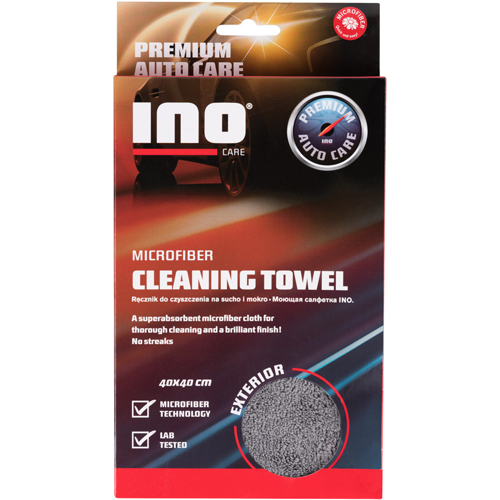 Моющая автосалфетка "Cleaning Towel" из микроволокна "INO Line" SMART Microfiber System - фото 1 - id-p669660057