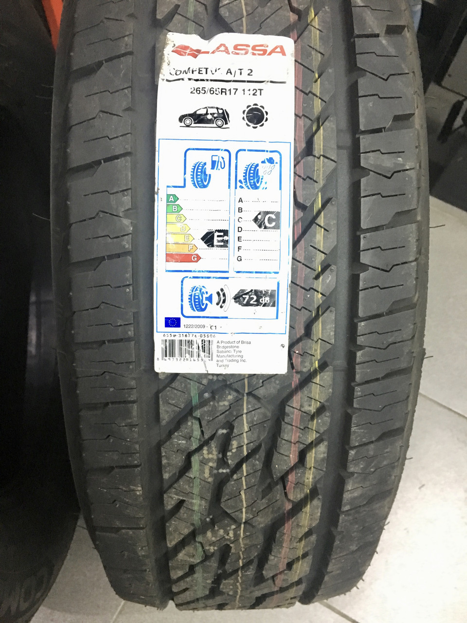 Шина  Lassa  Competus  A/T 2  265 / 65  R17  112T