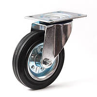 Колеса 160 мм з поворотним кронштейном з майданчиком