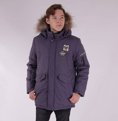 Детская зимняя куртка для мальчика Кико 4618, утеплитель тинсулейт, на рост от 146 по 170, фото 2