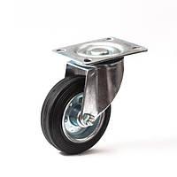 Колеса 100 мм з поворотним кронштейном з майданчиком (посилений кронштейн)