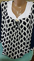 Женская нарядная блузка с украшением