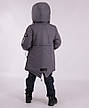 Дитяча зимова парку для хлопчика Skorpian 2263, утеплювач тінсулейт, на ріст від 104-128, фото 2