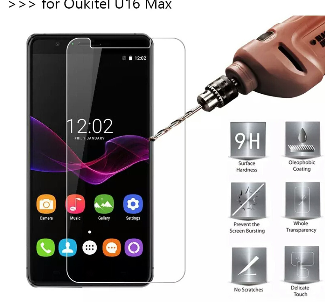 Захистале загартоване скло для Oukitel U16 MAX 2.5D 0.26 mm