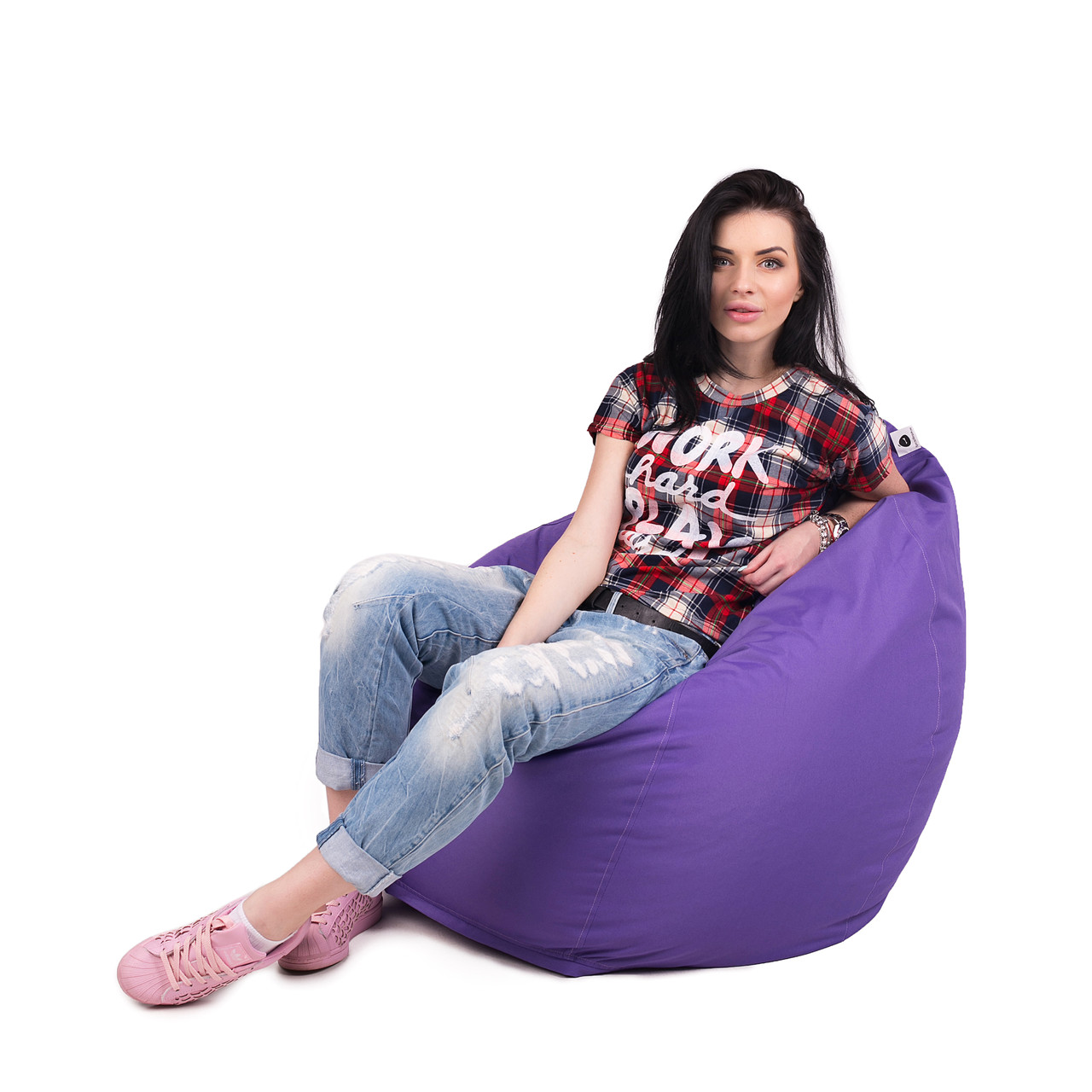 Крісло мішок груша XL  ⁇  тканина Oxford Фіолетовий