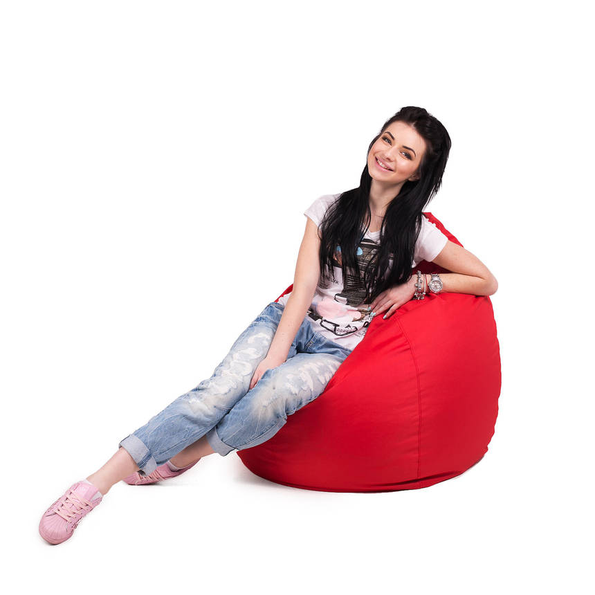 Крісло мішок груша XL  ⁇  тканина Oxford Червоний, фото 2