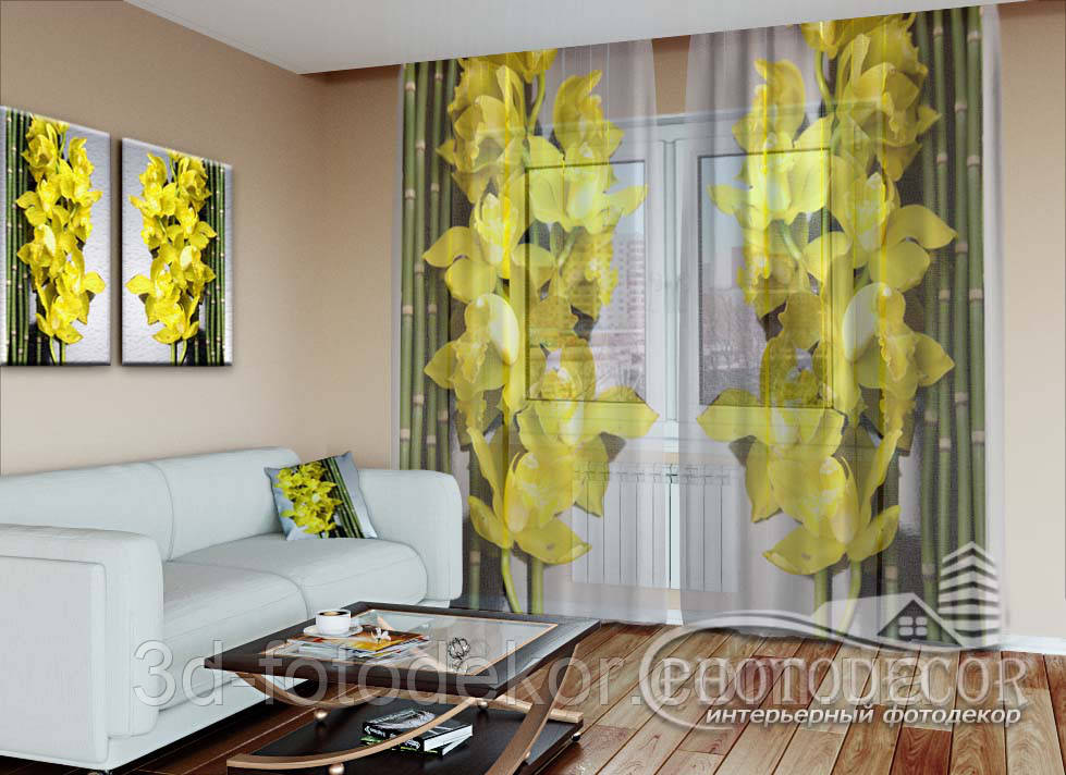 ФотоТюль "Каприз" (2,5м*3,0м, на довжину карниза 2,0м), фото 1