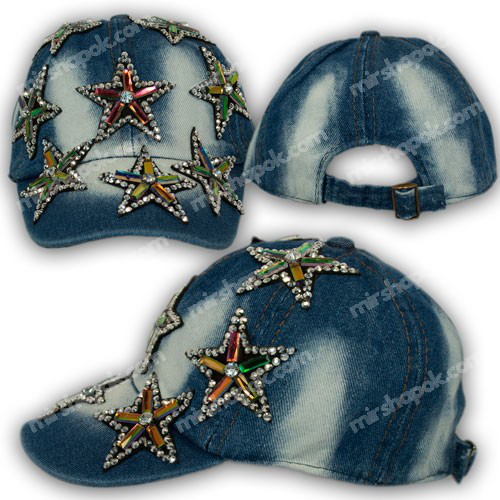 Джинс кепка з зірками, р. 50