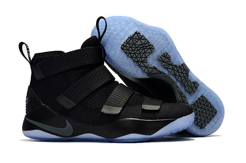 Кросівки LeBron Soldier 11 Black-Ice Blue