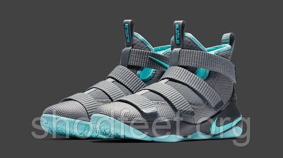 Lebron 11 soldier grey best sale