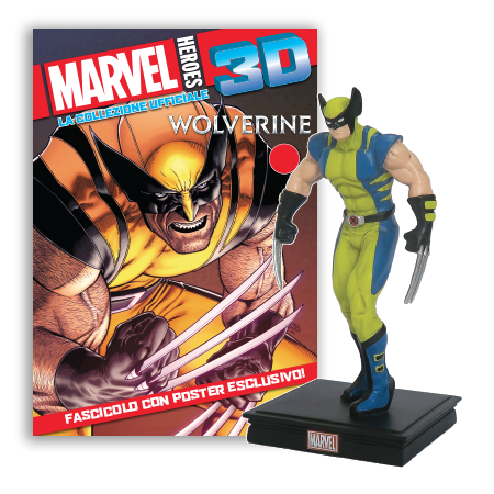 Мініатюрна фігура Герої Marvel 3D №04 Росомаха (Centauria) масштаб 1:16, фото 1