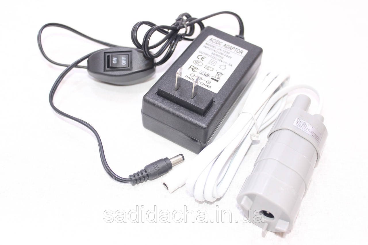 Насос 12V з блоком живлення