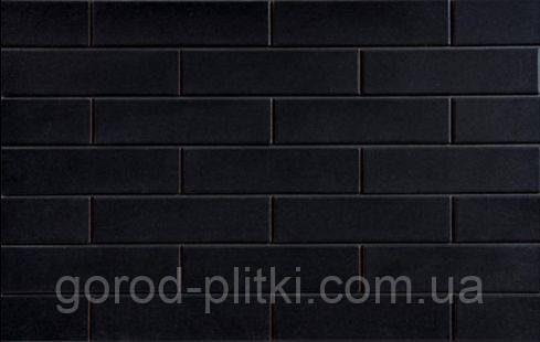 Фасадна плитка Cerrad Nero szkliwiona 6,5х24,5, фото 1