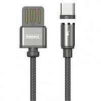 Магнітний USB кабель Remax Gravity RC-095a Type-C to USB, 1m black