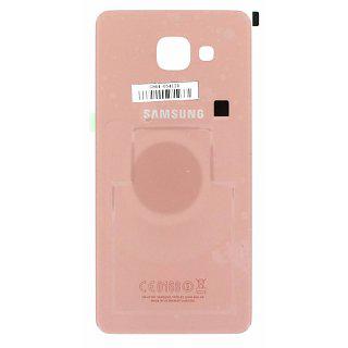 Задняя крышка стеклянная Samsung A510 Galaxy A5 2016 розово-золотая оригинал, GH82-11300D