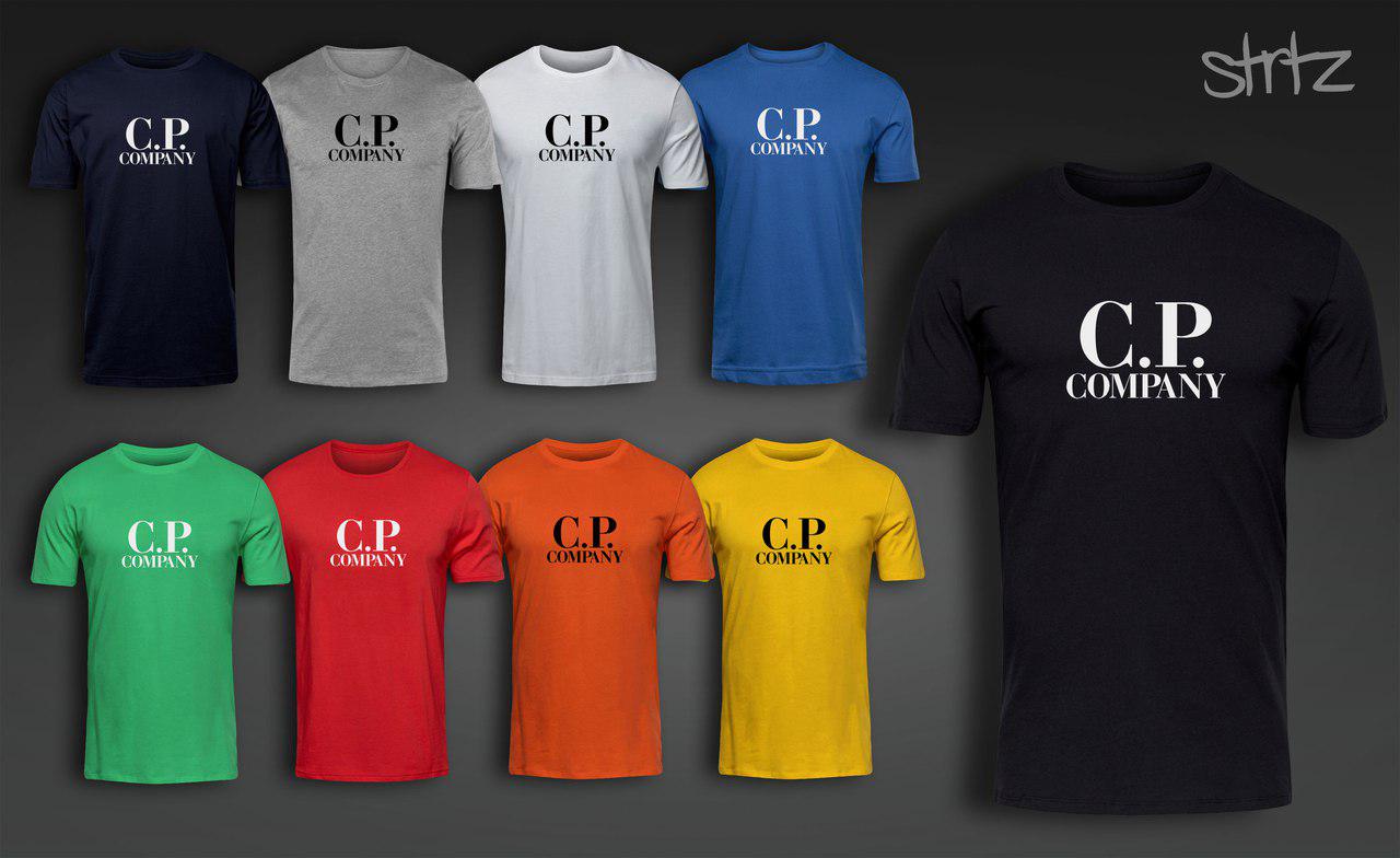 Легка бавовняна футболка на літо сипи компані C.P. Company