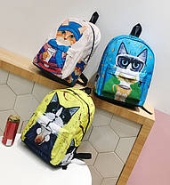 Шкільний рюкзак з Котом для старшокласників, фото 5