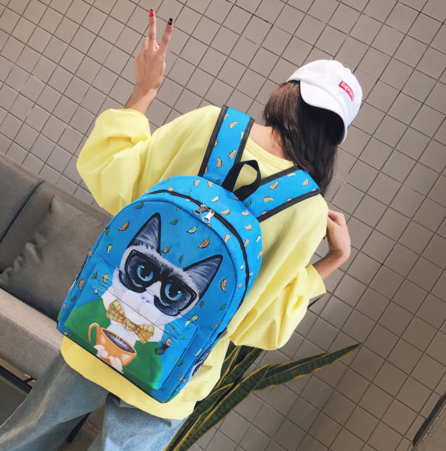 Шкільний рюкзак з Котом для старшокласників
