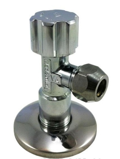 ALBERTONI C406281 Кран вентильний 1/2'х3/8', фото 1