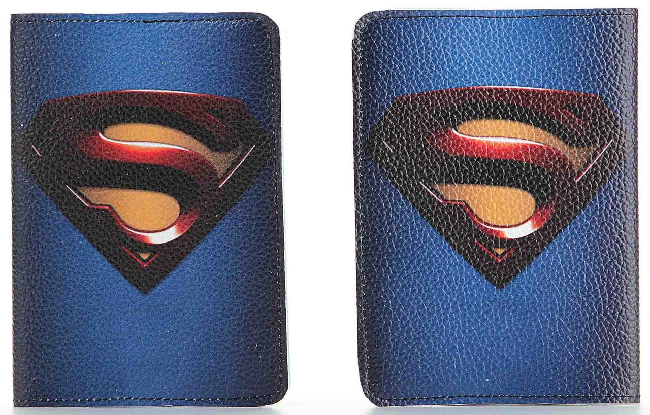 Кожаная обложка на паспорт Супермена - фото 2 - id-p49238661