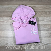 Толстовка розовая Anti Social Social Club Pink | Худи ASSC | Кенгуру АССЦ