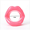 Кляп силіконові губи без ременю бдзм Lips Gag 4 см діаметр внутрішній, фото 3
