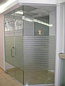 Скляні перегородки для офісів і торгових центрів, виготовлення та встановлення, фото 6