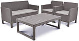 Комплект меблів ORLANDO LYON: диван + 2 кріса + стіл 2 в 1, фото 9