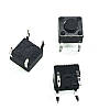 Кнопка 6*6*4.3мм тактова 4Pin мікроперемикач SMD 4 контакту Switch Momentary Tact push button клавіша, фото 3