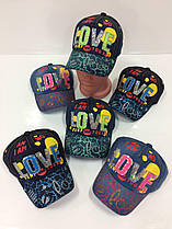 Дитячі джинсові бейсболки, р.52-54, Китай