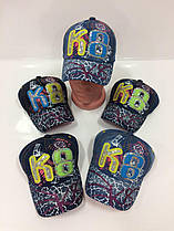 Дитячі джинсові бейсболки, р.52-54, Китай