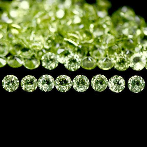 10.85 карта 155 шт. 2.5-2.6 мм Природний перидот, бризоліт,олівін , фото 1