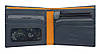 Портмоне з м'якої шкіри Visconti PM101 blue/mustard (Великобританія), фото 4