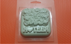 Пластикова Форма для мила - Троянди для тебе