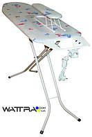 Прасувальна дошка СВИТЯ 9995 (розетка, з підрукавником), метал, 120х38х95 см, бавовна, наповнювач 5 мм, 6,4 кг