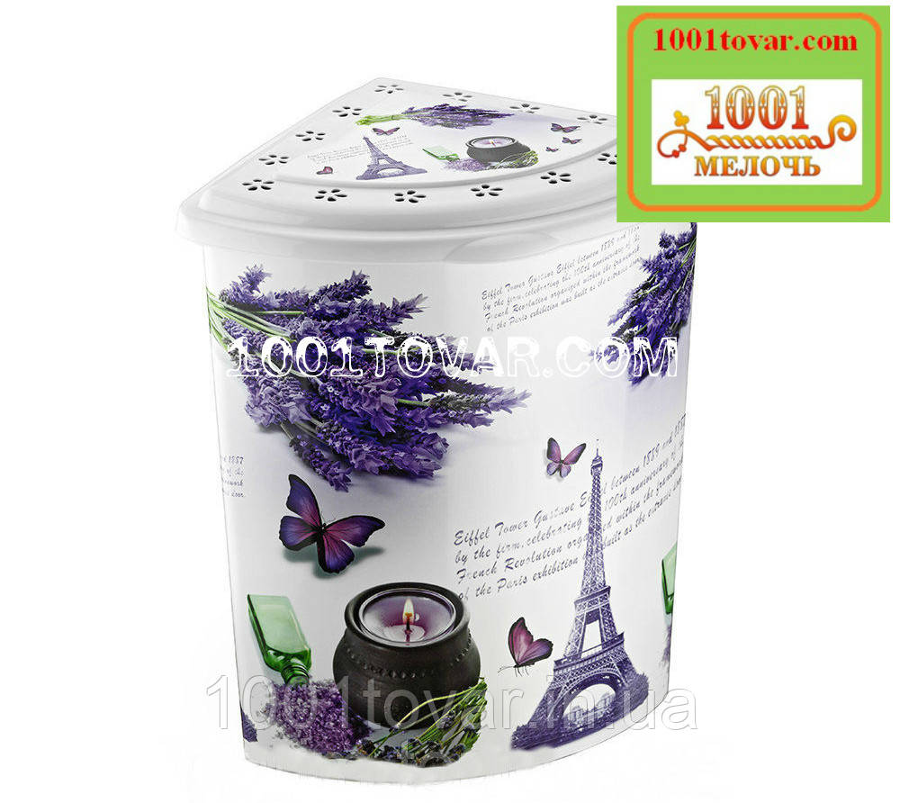 Кошик для білизни з пластику з малюнком "Париж" (Paris). Еліф (Elif), Туреччина, фото 1